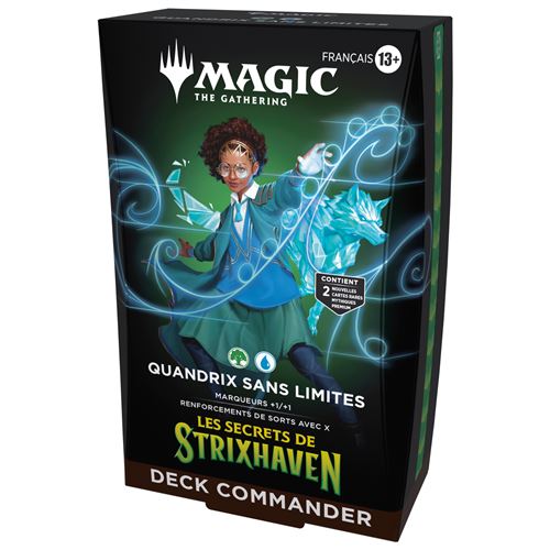 Cartes à collectionner Magic The Gathering Deck Commander Les secrets de Strixhaven Quandrix sans limites