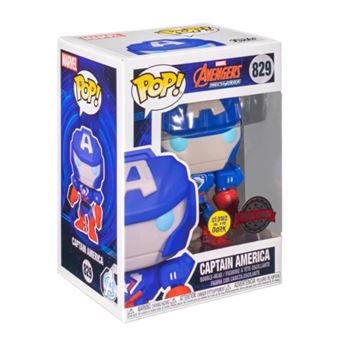 Figurine Funko Pop Marvel Avengers MechStrike Captain America Glows in the dark