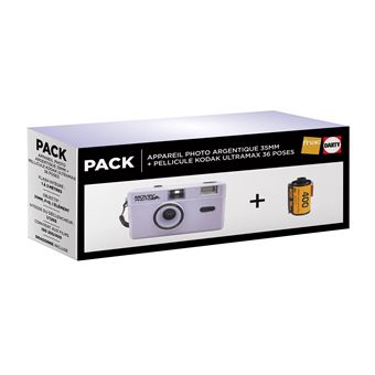 Movin Filmcamera pack Photo 35 mm Violet + Kodak UltraMax 36 belichtingsfilm - 1