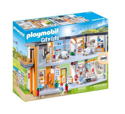 Playmobil City Life 70190 Hôpital aménagé