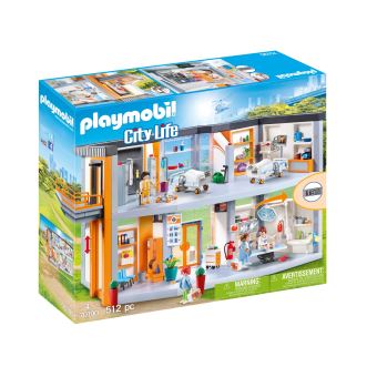 Playmobil City Life 70190 Hôpital aménagé