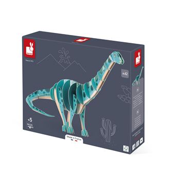 Puzzle 3D Janod Dino Le Diplodocus 42 pièces