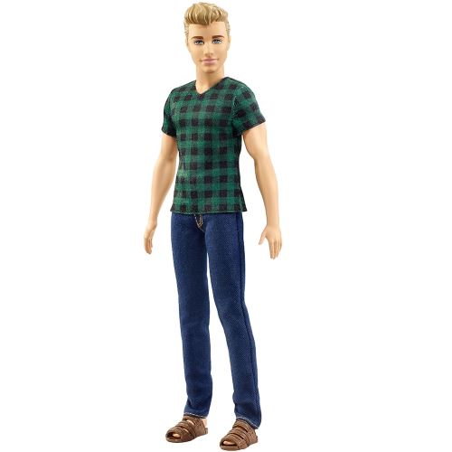 Barbie : Ken Fashionistas : Ken blond Chemise à carreaux Mattel