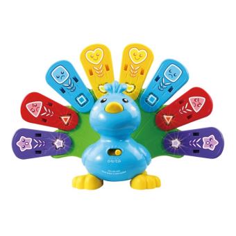 Jouet d'activité Vtech Baby Arc-en-ciel mon paon à merveilles