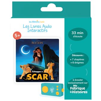 Lunii Défi Vilain – Echappe à Ursula – Livre Audio Interactif 42 Min – Dès 5 Ans – Pour Ma Fabrique à Histoires Ou FLAM