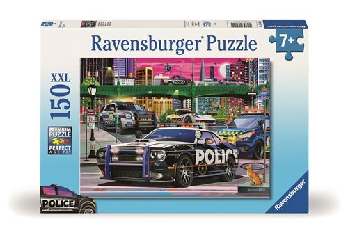 Puzzle 150 pièces : Patrouille de police Ravensburger France