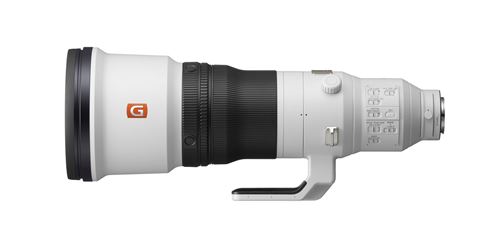 Objectif hybride Sony FE 600mm f/4 GM blanc