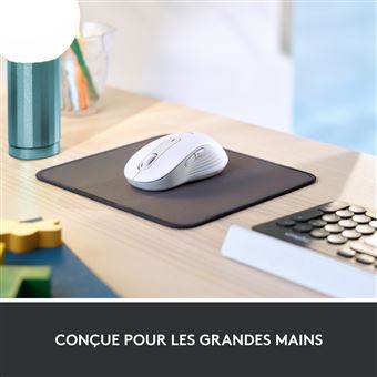 Souris sans fil Logitech Signature M650 L Blanc