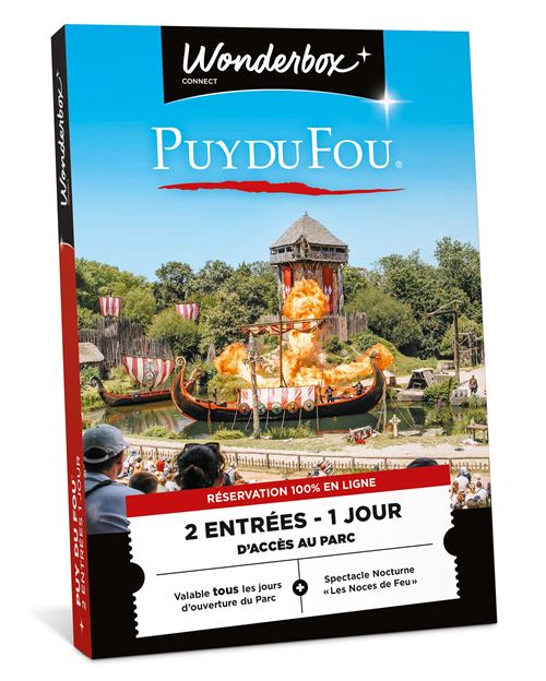 Coffret cadeau Wbx Connect Puy du Fou 2 Entrées 1 Journée