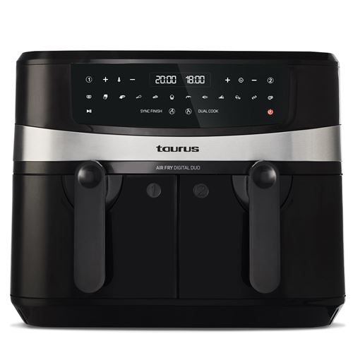 Taurus Noir Friteuse Air Fry Digital Duo 973980000 2600 W