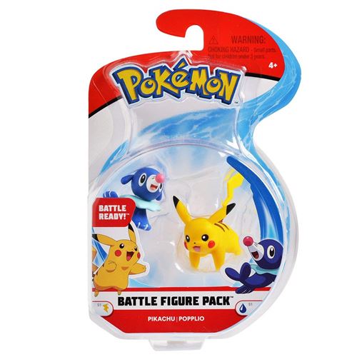 Pack de 2 Figurines Pokémon Pikachu et Otaquin 5cm