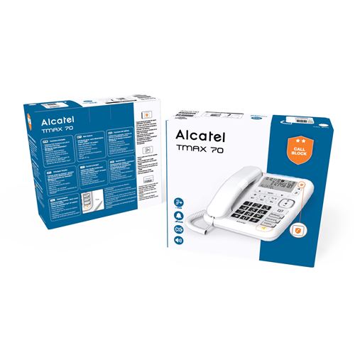 Alcatel TMAX 10 - Téléphone filaire seniors simplifié - Bazile Telecom