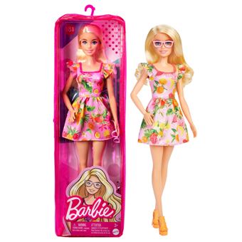Poupée Barbie Fashionista Robe Tropicale