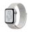 Apple Watch Series 4 Nike+ 40 mm Kast van zilverkleurig aluminium, met hagelwit geweven sportbandje van Nike_0