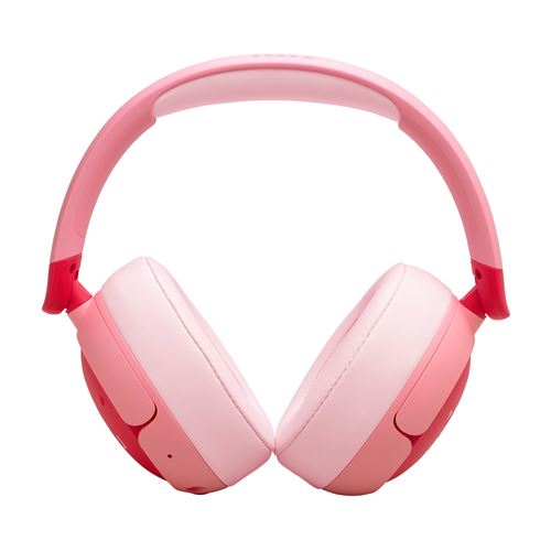 Casque circum-auriculaire sans fil JBL Junior 470NC pour enfants avec réduction active du bruit Rose