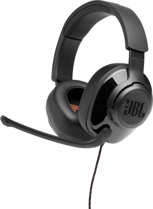 JBL Quantum 300 - Headset - ohrumschließend - kabelgebunden - USB, 3,5 mm Stecker - Schwarz