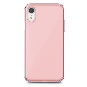 Coque fine et rigide Moshi iGlaze Rose pour iPhone XR - 1