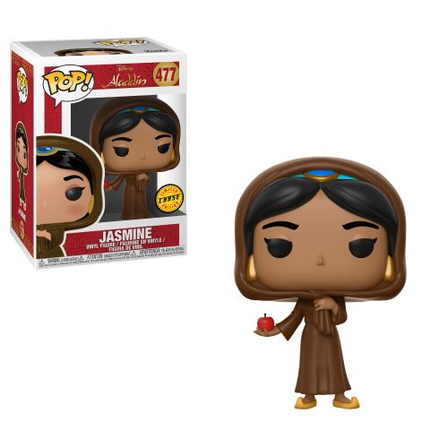 Figurine Funko Pop Aladdin Jasmine déguisée modèle aléatoire avec ou sans pomme