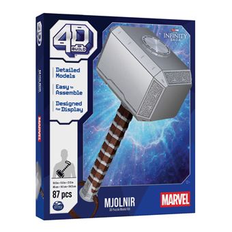 Puzzle 3D 4D Build Marteau de Thor Marvel