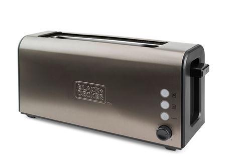 BLACK+DECKER BXTO1000E - Broodrooster - 2 plak - 1 Slots
