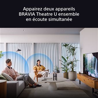 Sony BRAVIA Theatre U -  Enceinte tour de cou Dolby Atmos, Bluetooth, Connexion multi-points, 360 Spatial Sound Personaliser