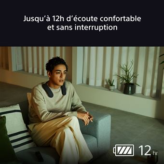 Sony BRAVIA Theatre U -  Enceinte tour de cou Dolby Atmos, Bluetooth, Connexion multi-points, 360 Spatial Sound Personaliser