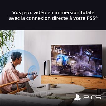 Sony BRAVIA Theatre U -  Enceinte tour de cou Dolby Atmos, Bluetooth, Connexion multi-points, 360 Spatial Sound Personaliser