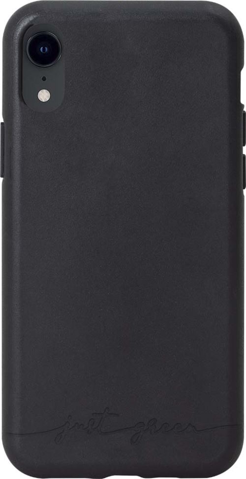 Coque IPhone XR Just Green - Noire, 100% Biodégradable Et Compostable - Neuf Sous Emballage