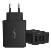 Chargeur USB Ansmann HC430 30 W Noir