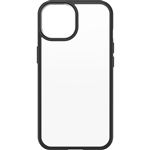 Coque antichoc OtterBox React pour iPhone 14 Transparent avec contours noirs