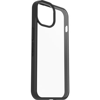 Coque antichoc OtterBox React pour iPhone 14 Transparent avec contours noirs