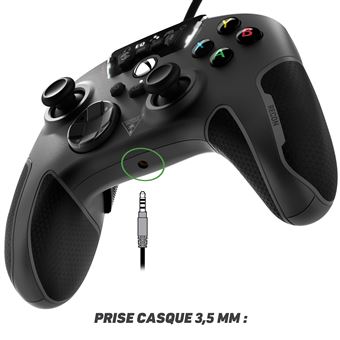 Manette Gaming filaire pour Xbox Turtle Beach Recon Noir