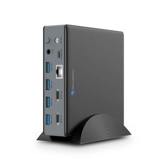 Station d'accueil USB Type C et USB Type A 2K/4K Multi-écran Urban Factory Hubee Dock Gris