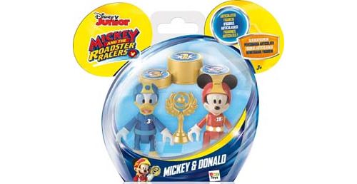 Pack de 2 figurines Mickey et Donald Top départ IMC Toys