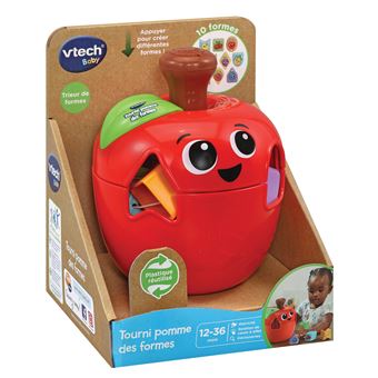 Jeu d'éveil Vtech Baby Tourni Pommes des formes en plastique réutilisé