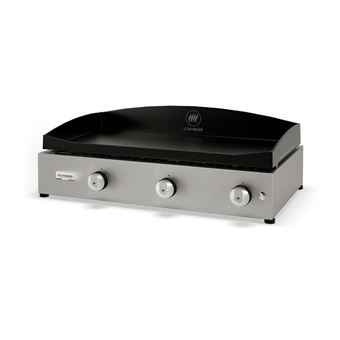 Plancha gaz Le Marquier Vintage Pure 375 Inox 7200 W Argent et Noir