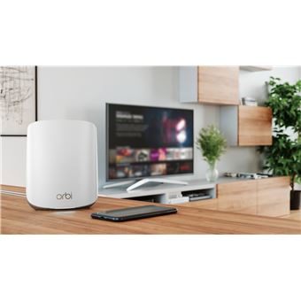 Routeur sans fil Wifi 6 Mesh Netgear Orbi RBR350 Bi-bande Blanc