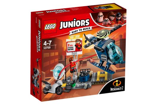 Ljun Lego® Juniors The Incredibles II 10759 La Poursuite Sur Les Toits D'Elastigirl