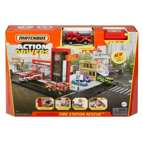 Coffret Matchbox Caserne de Pompiers