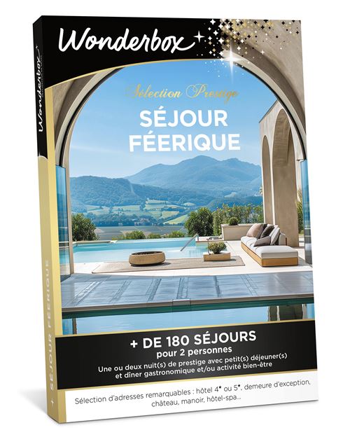 Coffret Cadeau Wonderbox Prestige - Séjour Féérique