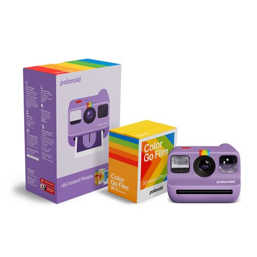Coffret Appareil Photo Instantané Polaroid Go Génération 2 Violet + 16 Films Go Inclus