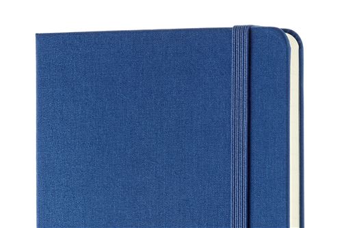 Carnet Pages Blanches A5 - Papier Épais 120gsm - Couverture Rigide, Poche & Rubans - Idéal Dessin & Notes