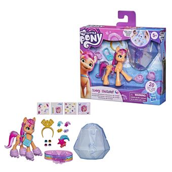 Mini figurine My Little Pony Aventure de cristal Modèle aléatoire