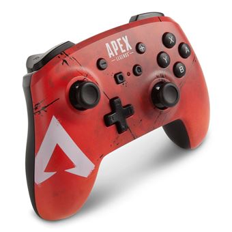 Manette sans fil améliorée Bluetooth pour Nintendo Switch Acco Apex Legends Rouge