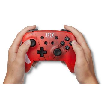 Manette sans fil améliorée Bluetooth pour Nintendo Switch Acco Apex Legends Rouge