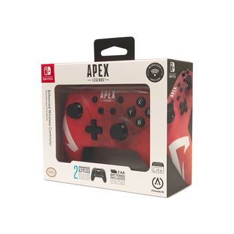 Manette sans fil améliorée Bluetooth pour Nintendo Switch Acco Apex Legends Rouge