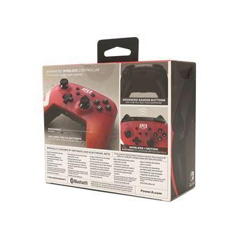 Manette sans fil améliorée Bluetooth pour Nintendo Switch Acco Apex Legends Rouge