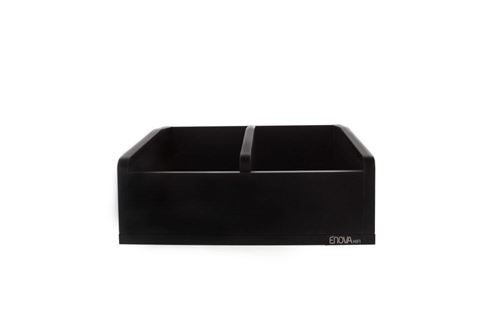 Meuble Enova Hifi Vinyle Bac 45T Bl Pour Vinyles 45 Tours Noir