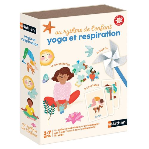 Jeu découverte Nathan Au rythme de l'enfant Concentration et yoga