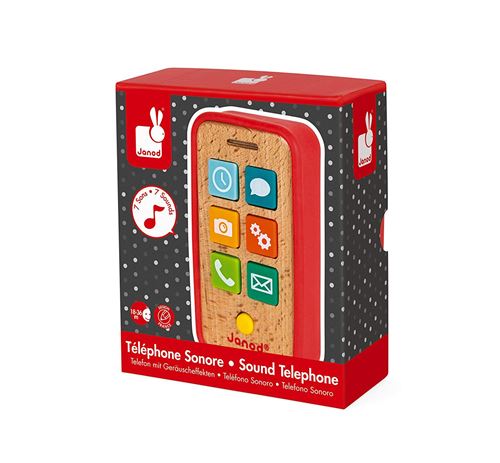 Téléphone sonore Juratoys Janod - vue 2